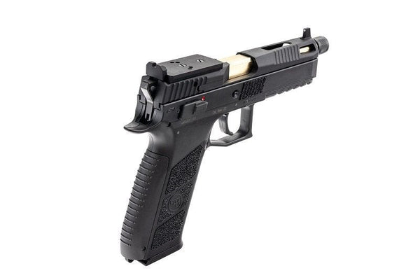 ASG CZ P-09 Suppressor Ready C02 Airsoft GBB Pistol -FDE