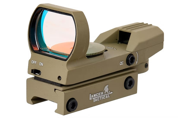 Lancer Tactical Red/Green Dot Reflex Sight Tan CA-401T