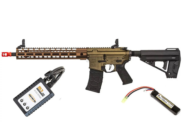 Elite Force/VFC Avalon Gen2 VR16 Saber Carbine M4 AEG Rifle w/ M-LOK Handguard (Tan/bronze)