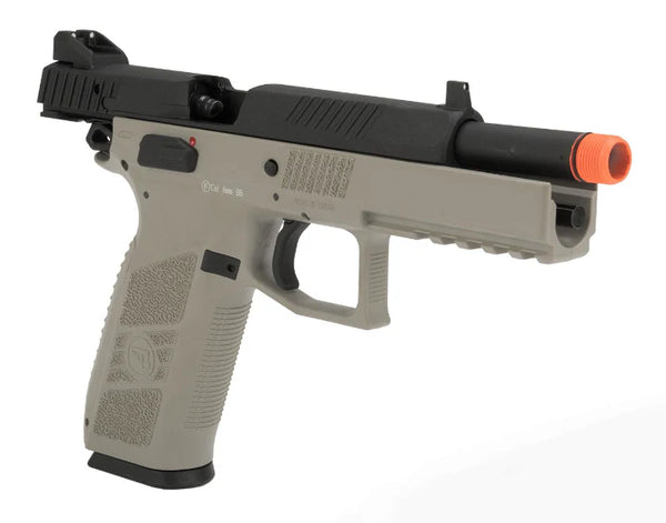 AsG CZ P-09 Suppressor Ready C02 Airsoft GBB Pistol - Urban Grey