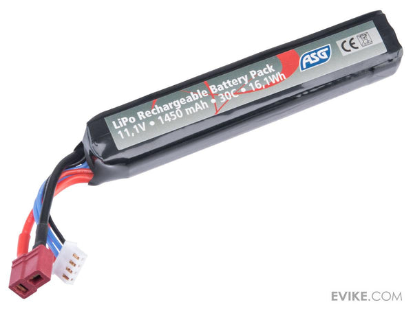 Asg Rechargeable Battery 11.1V High Performance . 1450 mAh 30 C 16,1Wh