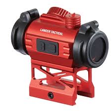 LANCER TACTICAL MICRO RED DOT SIGHT WITH RISER MOUNT