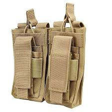 VISM by NcSTAR AR Double Mag Pouch/Tan