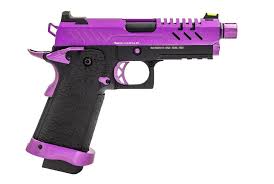 Vorsk Hi Capa 3.8 Purple Black GBB Airsoft Pistol